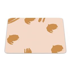 Questo Casa, Rechthoek digitaal bedrukte muismat, antislip onderkant, voor kantoor en thuis, afmetingen: 22x18 cm