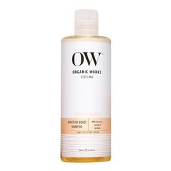 Organic Works Moisture Boost Shampoo – Enriched with Vitamin E, Coconut, Bamboo & Aloe Vera – Nourishes Scalp, Strengthens Roots & Tames Frizz – 300ml