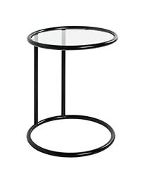 HAKU Möbel stolik kawowy, metalowy, czarny, Ø 45 x wys. 55 cm