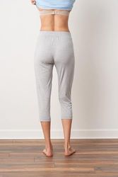 Susa Tanitex 3/4 broek voor dames, op maat gesneden, grijs gemêleerd, regular