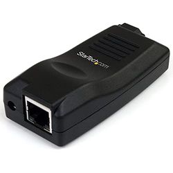 StarTech.com Convertitore USB over IP ad 1 porta Gigabit 10/100/1000 Mbps, Server USB su IP, Convertitore stampante di rete USB Ethernet Over LAN, SOLO Windows 7 / XP / Vista (USB1000IP)