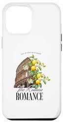 Custodia per iPhone 13 Pro Max Roman Romance Italy Lemons Travel Fell in Love with Roma