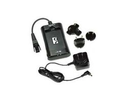 Socket Mobile AC4048-1143 - Pack de Adaptador de Corriente y Cargador de batería para lectores de código Barra, Negro y Gris