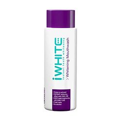 Bain de bouche blanchissant instantané iWhite - Blanchit et renforce - Restauration de l'émail - Éclat intense des dents - Ingrédients été cliniquemement démontrée - Blanchiment actif