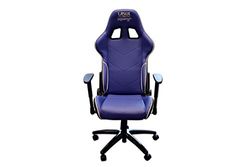 Laser 6655 Laser Tools Racing Chair - Blue with White Piping