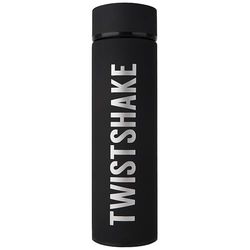 Twistshake Hot or Cold Thermosfles 420 ML, Dubbelwandige Vacuüm Geïsoleerde Roestvrij Stalen Drinkfles, Lekvrij Waterfles, BPA-vrij, Zwart