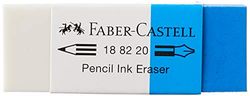 Faber-Castell Caoutchouc sans PVC 7082-20 blanc/bleu, 1 pièce
