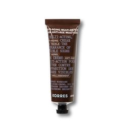 KORRES ATENIAN GROOMING crema anti-invecchiamento per viso e occhi, riduce le linee sottili + rughe, riduce le occhiaie + gonfiore, migliora l'elasticità della pelle, tonificante, vegano, 50 ml