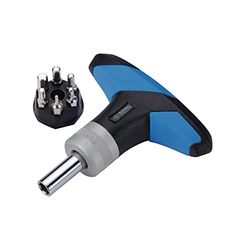 Bbb Cycling Ferramentas de bicicleta, chave de torção com 5 chaves hexagonais e 5 adaptadores - modelo TorqueFix BTL-119