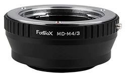Fotodiox Anel - adaptador para lentes de câmaras Minolta, preto