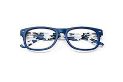 El Charro - Gafas de lectura modelo California azul/moteado, dioptría +2-1 producto