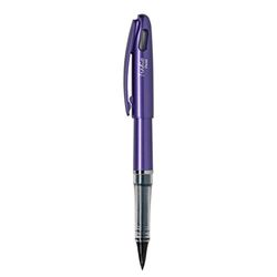 Pentel trj96 V-a Tradio Shiny Flower Set 12 viltstiften veer punt kunststof inkt zwart/lichaam glanzend violet