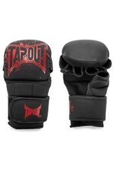 Tapout MMA 960002 Paire de Gants de Sparring en Cuir synthétique Noir/Rouge Taille L/XL