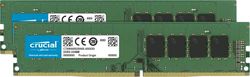 Crucial CT2K16G4DFD8266 32GB Kit (16GB x 2) geheugen (DDR4, 2666 MT/s, PC4-21300, CL19, Dual Rank x 8, DIMM, 288-Pin)