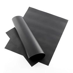 InnovaGoods 4899888114116 Tappetino Antiaderente per Forno e Barbecue, in Fibra di Vetro, Nero, 33 x 40 x 2 cm, 2 unità