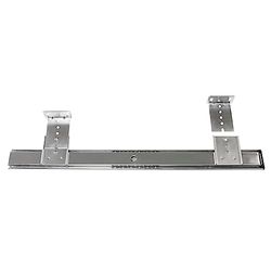 Amig - Lot de 2 Glissières Métalliques pour Support Clavier | 400 x 35 mm | Extraction Partielle | Pour Ranger les Claviers d'Ordinateur sur les Tables et les Bureaux | Avec Billes en Acier