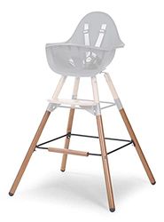 CHILDHOME, Set di piedi extra lunghi per il seggiolino per bambini Evolu 2, adatto all'isola della cucina o al bar, altezza 90 cm, poggiapiedi, legno di faggio, facile da assemblare, colore antracite