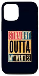 Custodia per iPhone 14 Pro Straight Outta My Twenties 30° compleanno 30 anni retrò