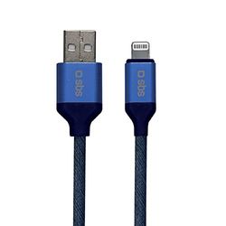 SBS Lightning kabel 100 cm – laddningskabel med USB & Lightning MFI-anslutning – Perfekt för Apple iPhone 11, 11 Pro, 11 Pro Max, X, XS, XS Max, XR, 8, 8 Plus, 7, 7 Plus, 6, 6s, iPad