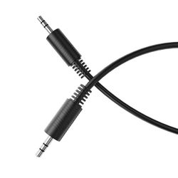 HDSupply Cavo ausiliario, cavo jack da 10,00 m, jack audio da 3,5 mm stereo a 3 pin, cavo audio per cuffie, soundbar, TV, auto, radio, nero