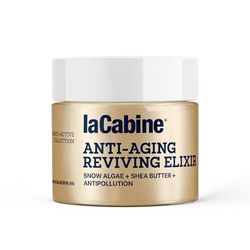 laCabine Anti-Aging Reviving Elixir Cream 50ml– Rejuvenating Face Cream for Mature Skin with Snow Algae, Daisy Extract and Prebiotics – Reduces Wrinkles, Evens Skin Tone, Boosts Radiance