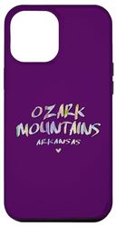 Carcasa para iPhone 13 Pro Max Montañas Ozark Arkansas - Montañas Ozark AR Acuarela