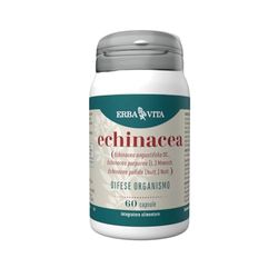 ERBA VITA Integratore Alimentare di Echinacea - 60 Capsule - Utile a rinforzare le naturali difese dell'organismo