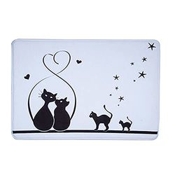 MSV Tapis de Bain en Mousse à mémoire de Forme 50 x 70 cm