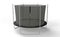 TechFit elastisk studsmatta för barn - elastisk matta för utomhus- och inomhusbarn med nät och non-slip Cusicnetti, maximal belastning 150 kg, 300 cm