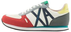 Armani Exchange Rio, Essential, Side Logo, Scarpe da Ginnastica Uomo, Multicolore, 46 EU