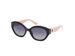 GUESS Womens GUESS GU0010405D56 DAMES GEPOLARISEERDE INJECTEERDE ZONNEBRIL zonnebril, glanzend zwart, 56 mm, Zwart, 56MM
