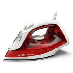 Philips DST2010/40 strijkijzer serie 2000, stoomvermogen 25 g/min, 2000 W, rood