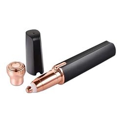Cenocco CC9095-BLK CC9095-BLK-Afeitadora Cara 2 en 1-Depiladora de Cejas eléctrica, Acrilonitrilo butadieno estireno, Negro