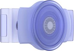 PopSockets Estiramiento Deslizante con Bordes Cuadrados: Agarre y Soporte para teléfonos y Fundas, Quitar y reposicionar, Parte Superior Intercambiable, Color Periwinkle Profundo