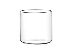 H&h set 6 bicchieri fusion in vetro borosilicato trasparente cc 450