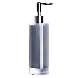 Excelsa Linea Bagno Dispenser Sapone, Grigio, 6.5 x 6.5 x 22 cm