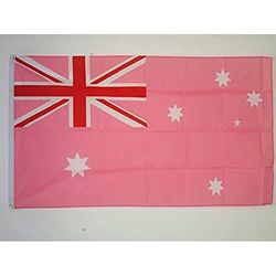 Flagtex Unisex Australiens flagga, rosa, liten