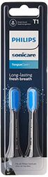 Philips Sonicare TongueCare+ HX8072/11 Lot de 2 têtes de brosse à dents Noir/bleu