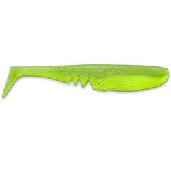 Iron Claw MOBY SOFTBAITS Racker Shad 17 cm, 22 cm, 14 färger, med krokkanal – UV-responsivt material, 100% giftfritt, tillverkat i Tyskland (FYC – fluorescerande gul/Chartreuse)