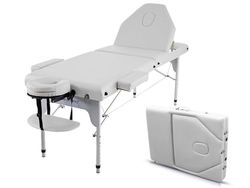 QUIRUMED ELITE aluminium klapbed, 186 x 66 cm, wit