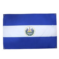AZ FLAG Bandiera El Salvador 150 x 90 cm con 4 occhielli, Padiglione Salvadoriano per balcone o parete