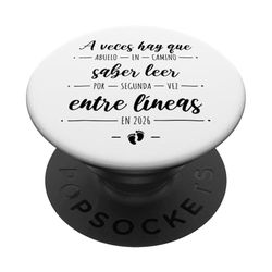 Abuelo Por Segunda Vez 2026 - Anuncio Embarazo Bebé Familia PopSockets PopGrip Adhesivo