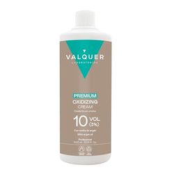 Valquer Premium Oxidizer, Ultra-Creamy Formula - 10 Volumes (3%), Ideal for Light Colorings, 1000 ml