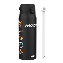 MotoGP Racing x ION8 Thermische Sportfles met Rietje, 750ml/24oz, Lekvrij, Gemengd Ontwerp