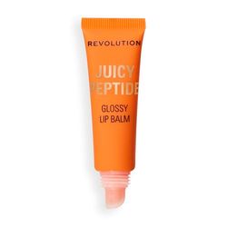 Revolution Juicy Peptide Lip Balm, Balsamo Labbra Idratante con Peptidi, Squalano e Vitamina E, Vegano e Cruelty-Free, 8ml, Peach Bellini Orange