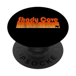 Shady Cove, Oregon, estilo retro de los 80 PopSockets PopGrip Adhesivo