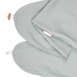 HOBEA-Germany Kussenhoes voor borstvoeding 190cm (pastelgroen, kussenshoes)