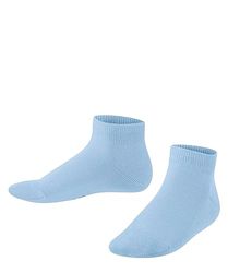 FALKE Uniseks - dzieci Skarpety do trampek Family K Sn bio bawełna krótkie jednokolorowe 1 Para, Niebieski Crystal Blue 6290, 19-22