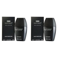 Rapport Black 100ml EDT Spray (Pack of 2)