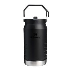 Stanley IceFlow Flip Straw 2.0 Jug 1.90L - 20 Uur Koud - 4 Dagen Koud met Ijs - Lekvrij - Roestvrijstalen Waterfles - BPA Vrij - Vaatwasmachinebestendig - Sportfles - Black